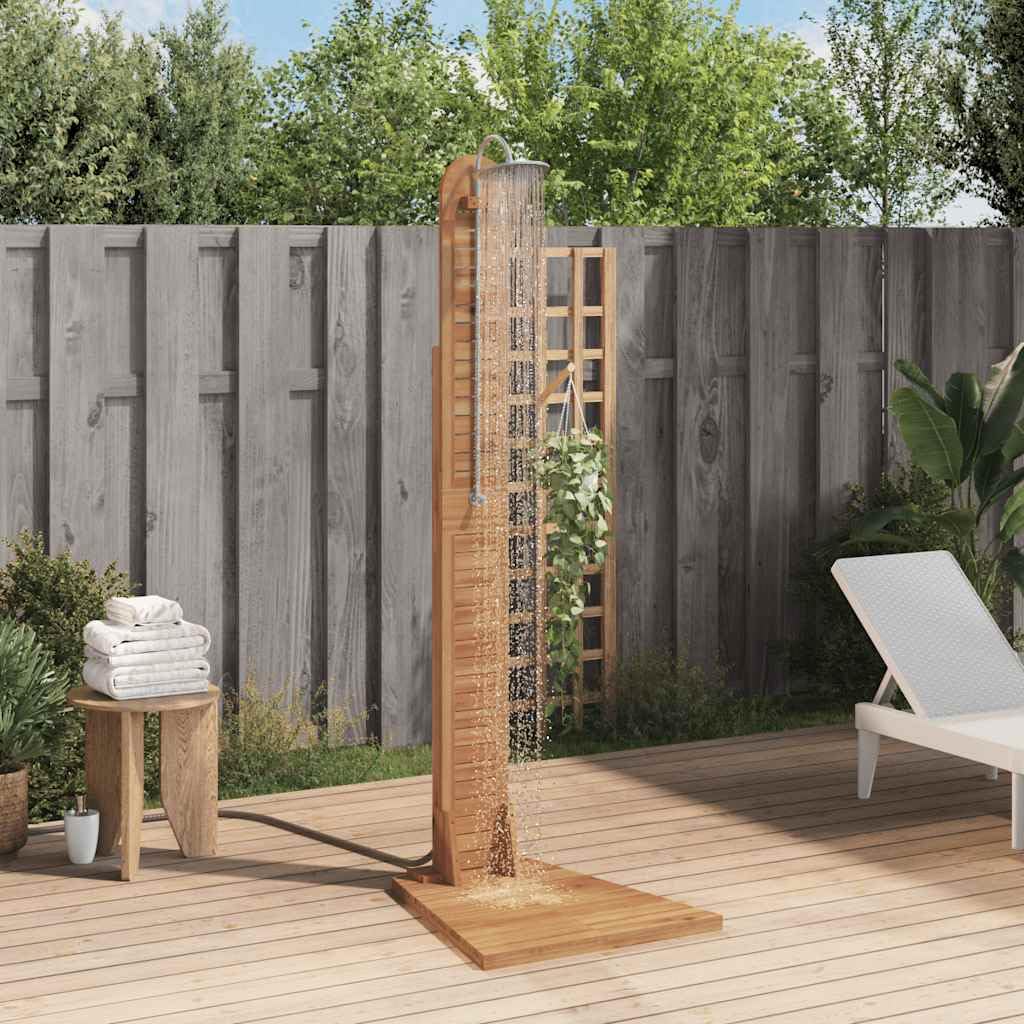 Premium Teak Wood Outdoor Shower Kit - 80.3
