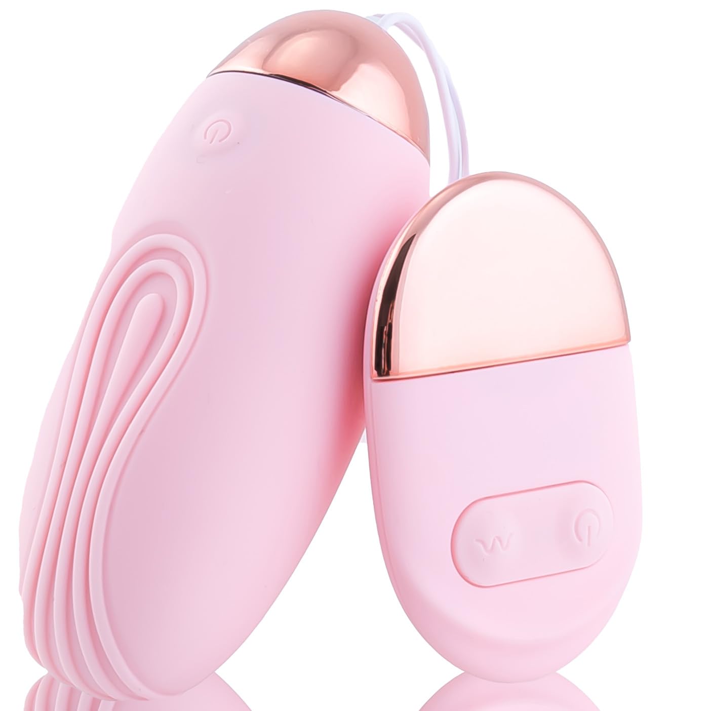 Remote Control Silicone Egg Vibrator for Women - 8cm Long, 3.3cm Diameter - Wireless Clitoral & G-Spot Stimulator - Discreet & Powerful Rechargeable Adult Toy for Couples Play & Solo Pleasure - Perfect for Bedroom Fun, Travel & Long Distance Relationships