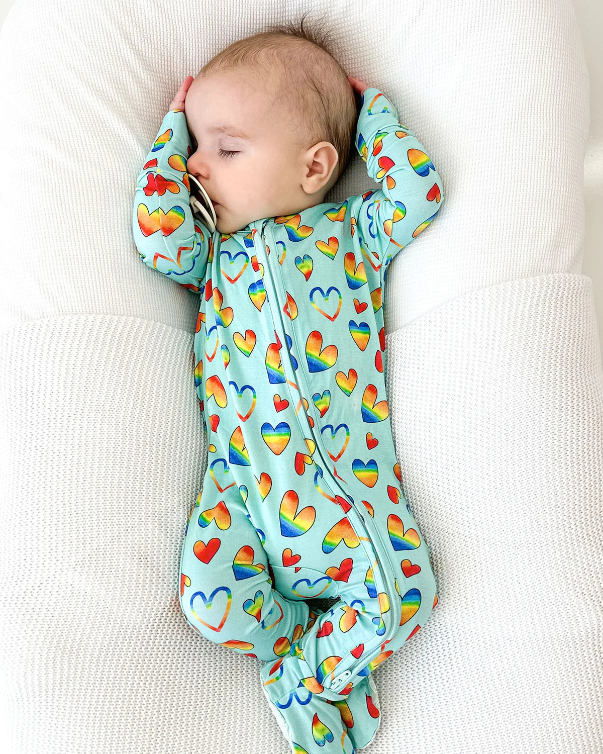 Lev Baby Archer Footie - Soft Cotton Baby Romper with Long Sleeves & Snap Buttons for Newborns & Toddlers - Perfect for Playtime, Sleepwear & Everyday Outfits