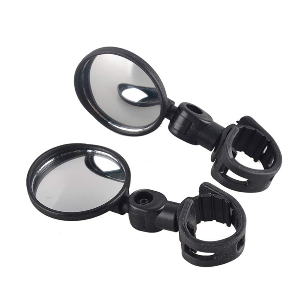 WINOMO Adjustable Bike Mirror for Mountain & Road Bikes - Safety Rearview Mirror with Handlebar Installation - Durable Convex Mirror for Cycling Visibility (Perfect for Commuting, Trail Riding & Urban Cycling Safety)