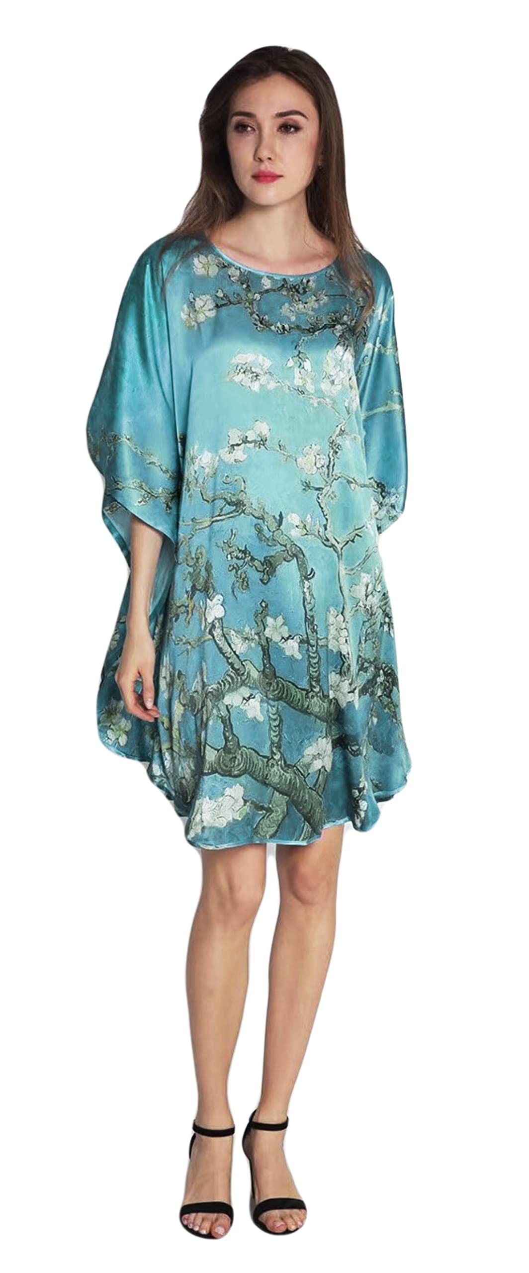 Grace Silk 100% Pure Mulberry Silk Nightgown - Luxurious Women's Sleepwear for Comfort & Elegance - Perfect for Bridal, Honeymoon & Relaxing at Home