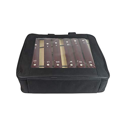 6-Note Wooden Xylophone Percussion Instrument with 2 Mallets & Carry Bag - Educational Musical Toy for Kids & Adults - Perfect for Music Class, Home Play & Gift Giving