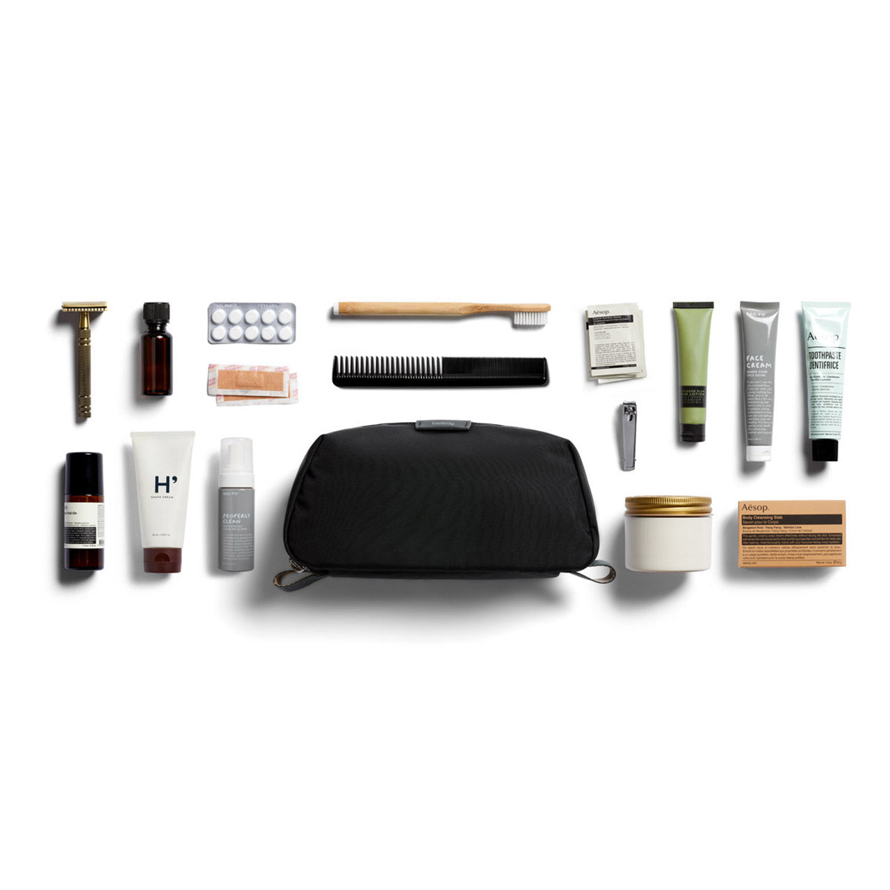 Premium Travel Toiletry Kit - Waterproof Hanging Bag with Essential Toiletries for Men & Women - Perfect for Camping, Gym, Business Trips & Vacation