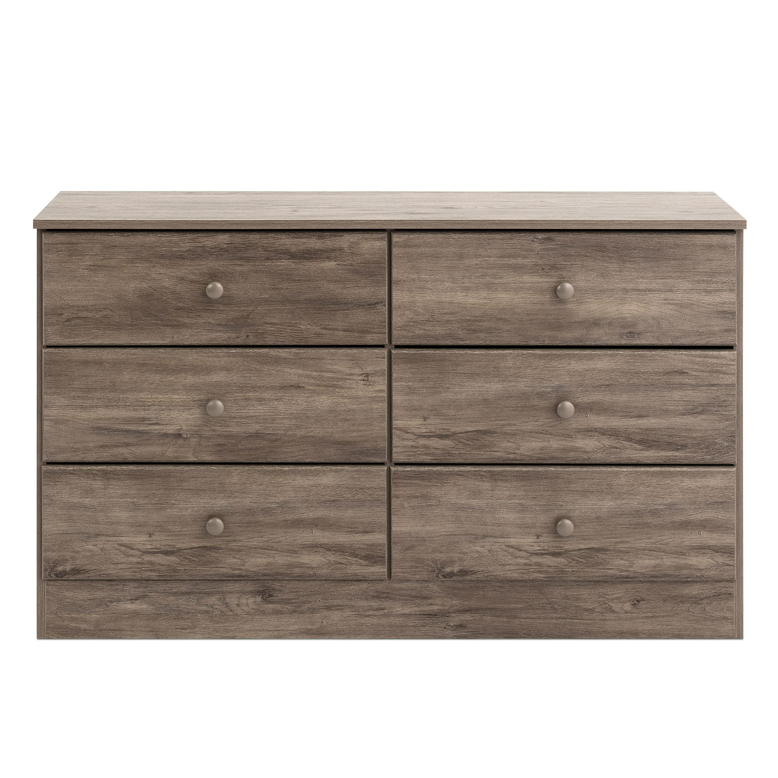 Prepac Astrid 6-Drawer Dresser - Modern Bedroom Storage Chest, 15.5