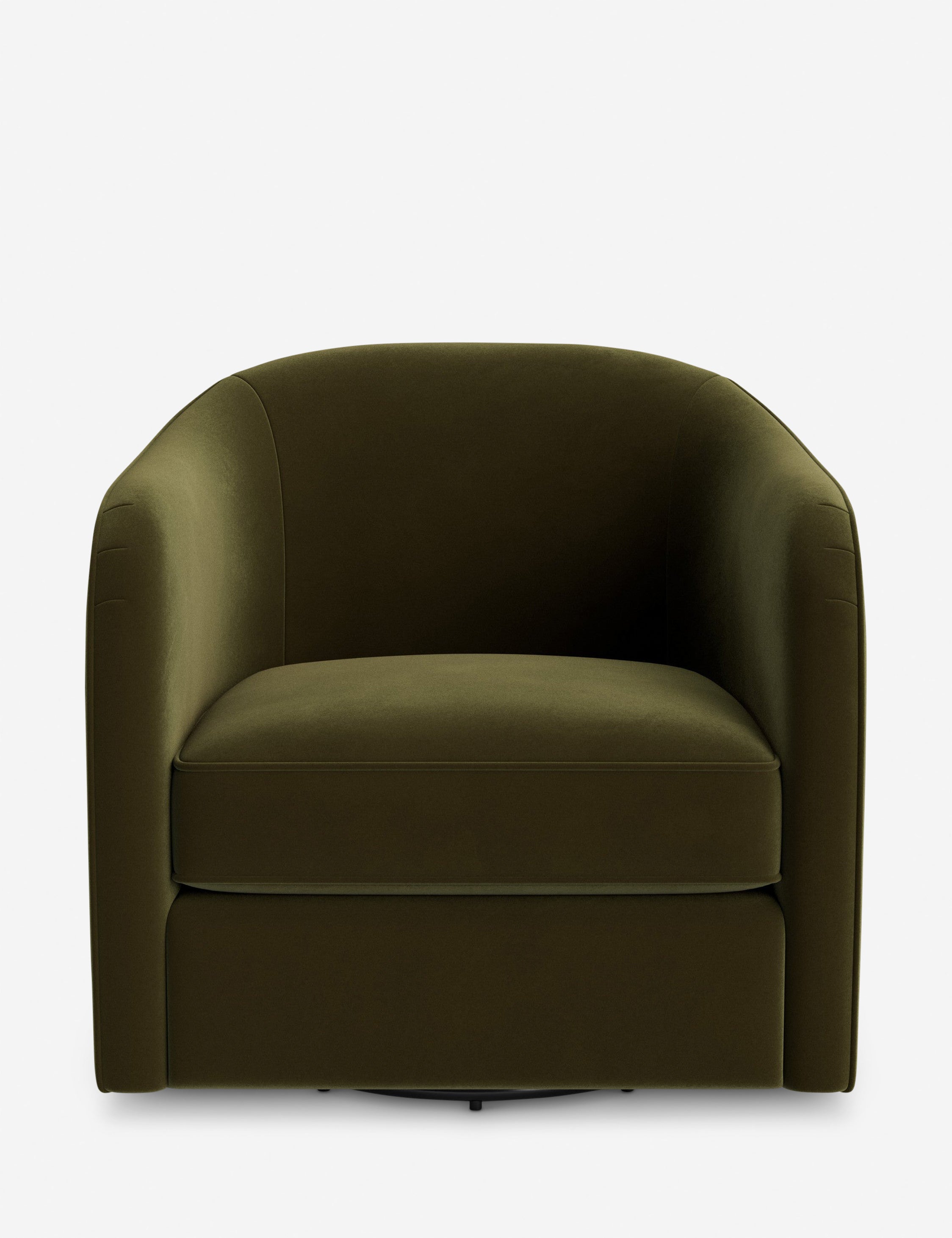 Faro Swivel Chair by DISC Interiors - Modern Rotating Lounge Chair for Living Room, Office & Reading Nook - Comfortable 360-Degree Swivel Base with Upholstered Seat