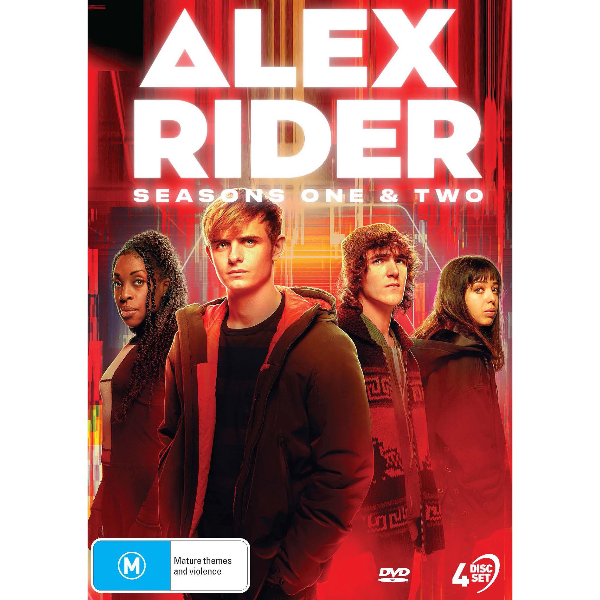 Alex Rider Complete Seasons 1 & 2 DVD Box Set - British Spy Action Series for Teens - Perfect for Binge-Watching and Gift Giving