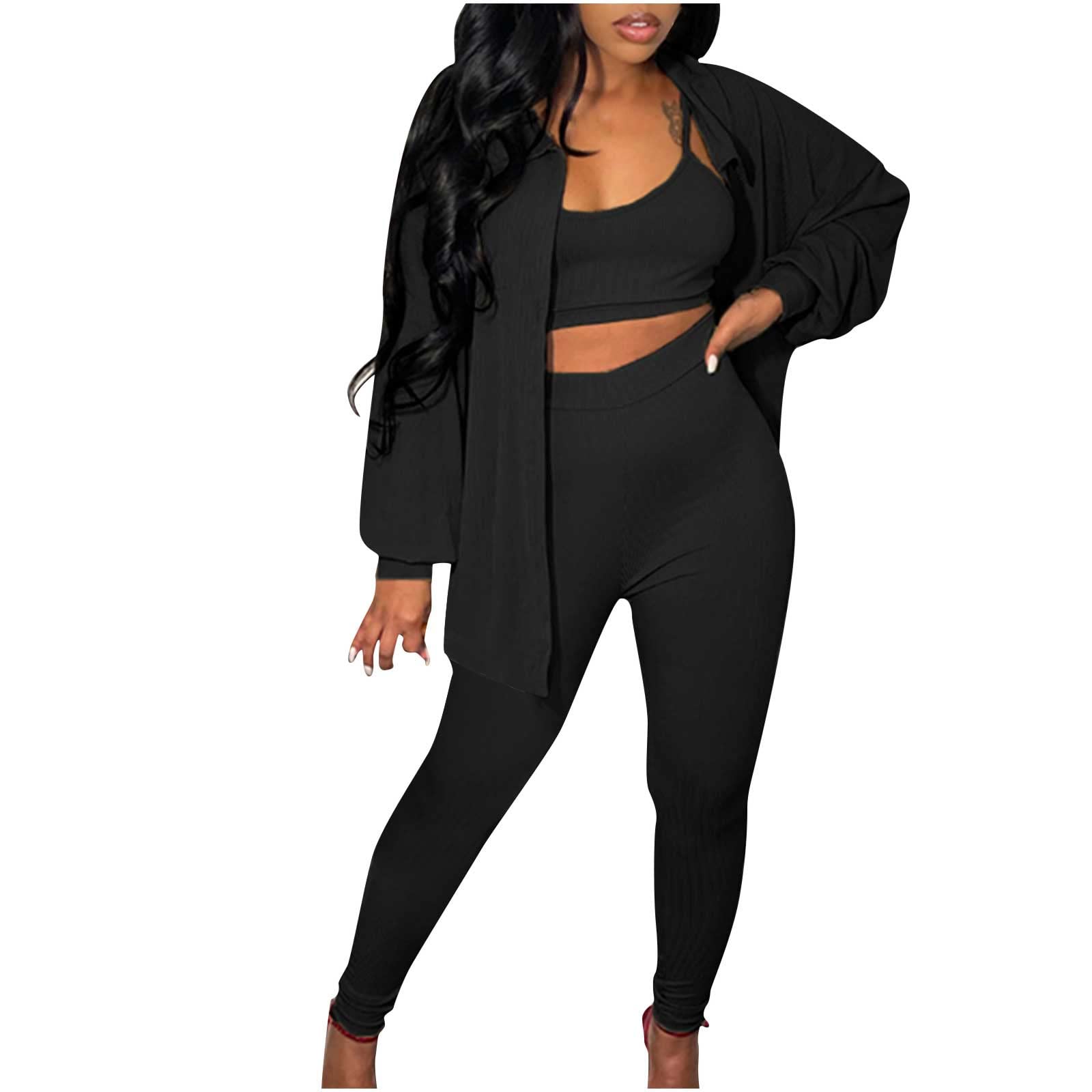 Women's Sexy Solid Color Pajama Set - 2 Piece Vest & Pants Sleepwear for Women | Trendy Matching Loungewear for Nightwear, Home Relaxation & Sleep Comfort