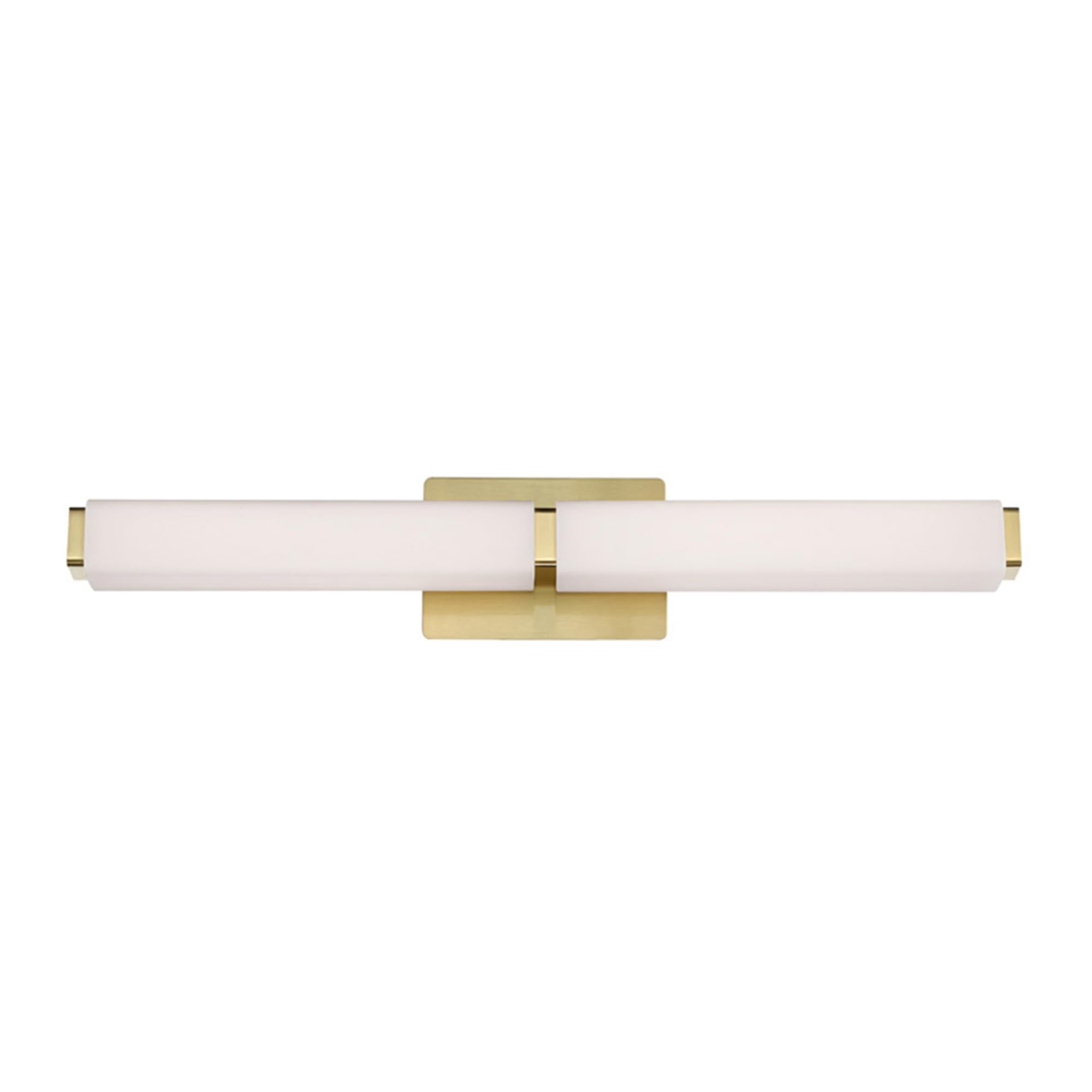 Modern Forms Vogue 27-inch LED Bathroom Vanity Light - Brushed Brass Finish, 3000K Warm White - Perfect for Bathroom, Powder Room, and Dressing Area Lighting