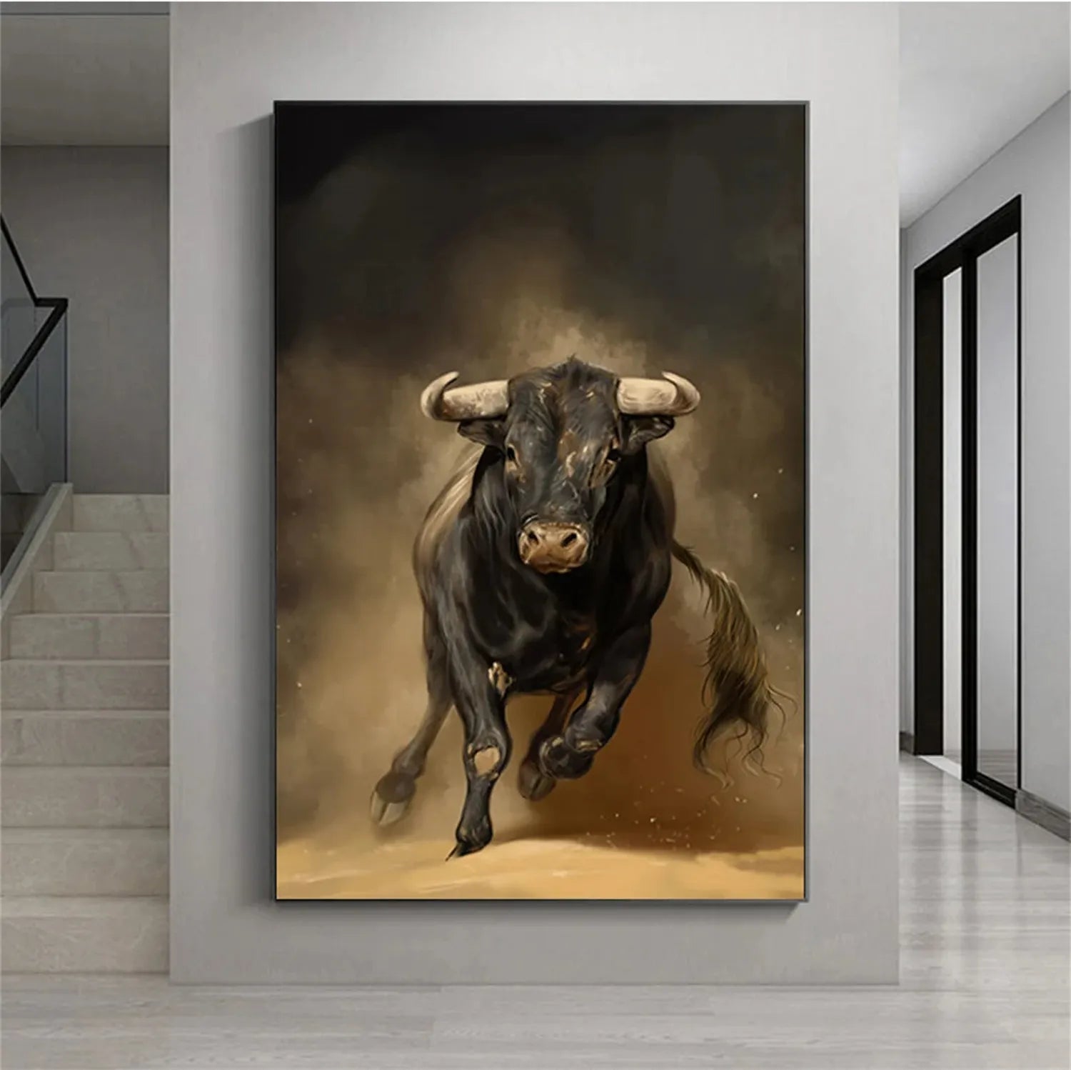 Animal Art Painting #AP057 - Handmade Canvas Wall Decor for Living Room, Bedroom & Office | Wildlife & Nature Inspired Artwork