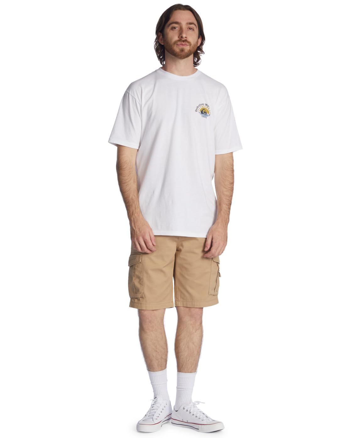Quiksilver Crucial Battle Walk Shorts 33 Inch - Men's Quick-Dry Swim & Beach Shorts for Surfing, Swimming, and Summer Outdoor Activities