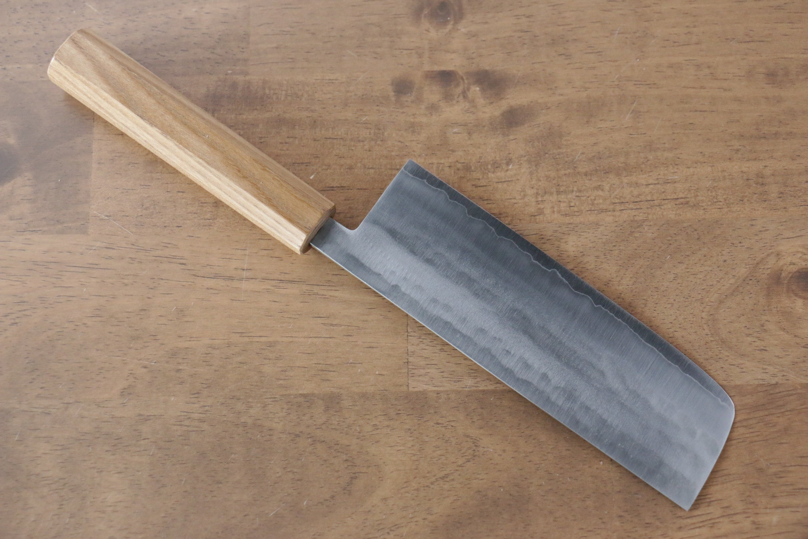 Premium Kunihira VG1 Hammered Nakiri Knife 165mm - Japanese Enju Wood Handle - Professional Chef & Home Cooking Vegetable Chopper - Perfect for Slicing, Dicing & Meal Prep