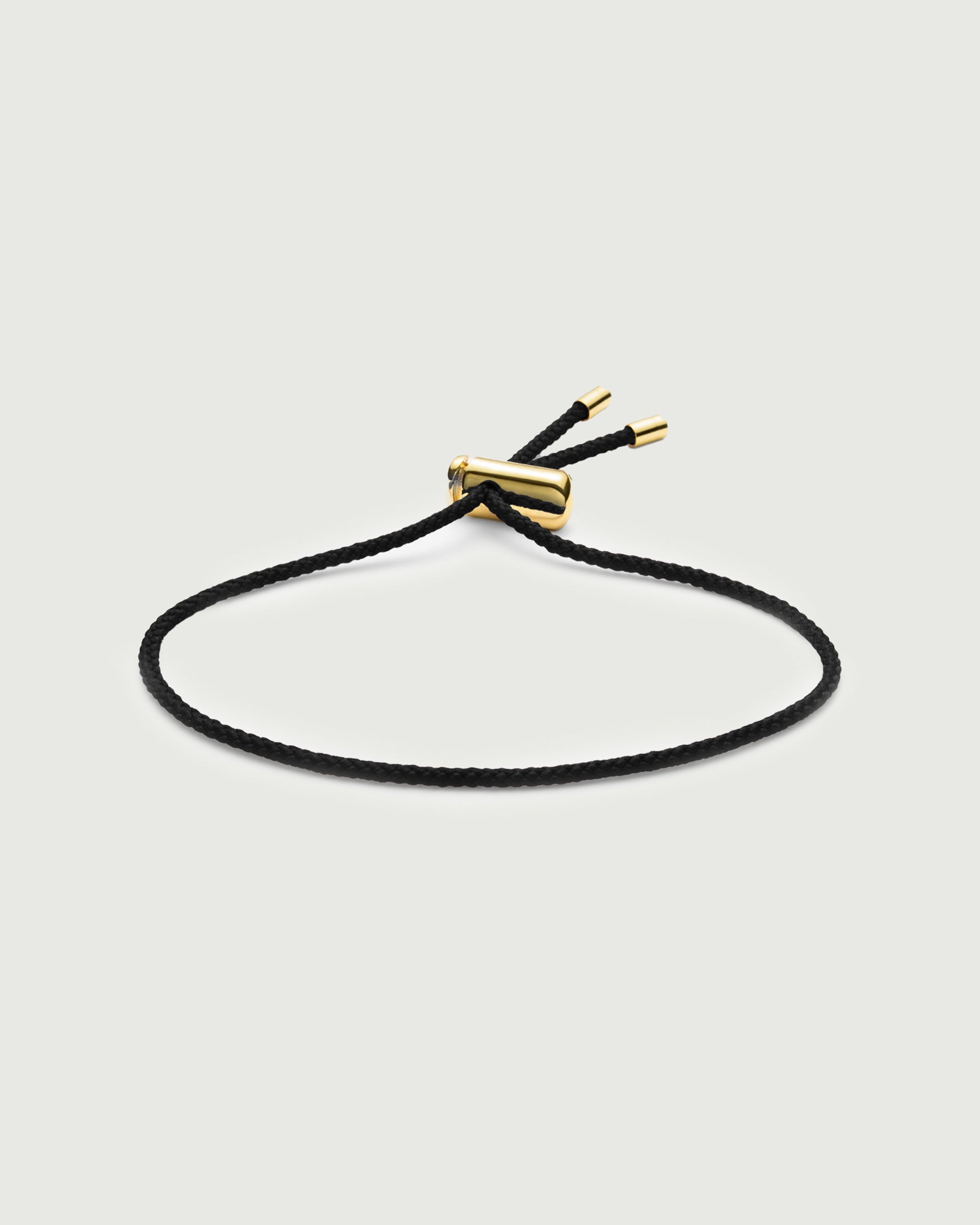 Cameron Adjustable Black Cord Bracelet for Men & Women - Stylish Unisex Fashion Accessory for Casual Wear, Gifts & Everyday Outfits