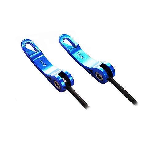 Quick Release Bike Skewer - 145mm/185mm Black Alloy Lever for Mountain, Road & City Bicycles | Secure Wheel Axle Replacement for Commuting, Trail Riding & Urban Cycling
