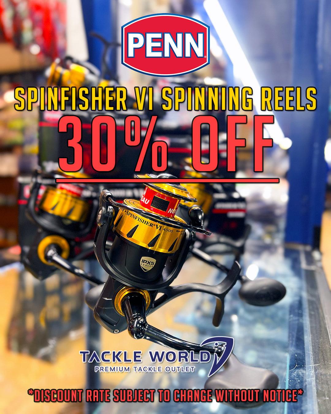 Penn Spinfisher VI Live Liner Spinning Reel - Saltwater Fishing Reel with Smooth Drag System | Perfect for Surf Fishing, Pier Fishing & Offshore Angling