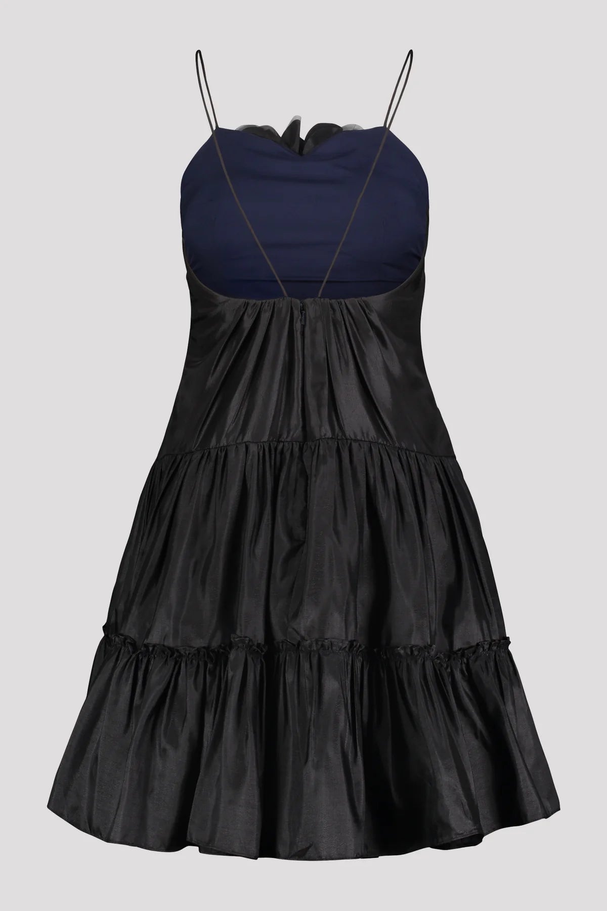 Elegant Black Floral Applique Dress for Women - Perfect for Weddings, Parties & Special Occasions