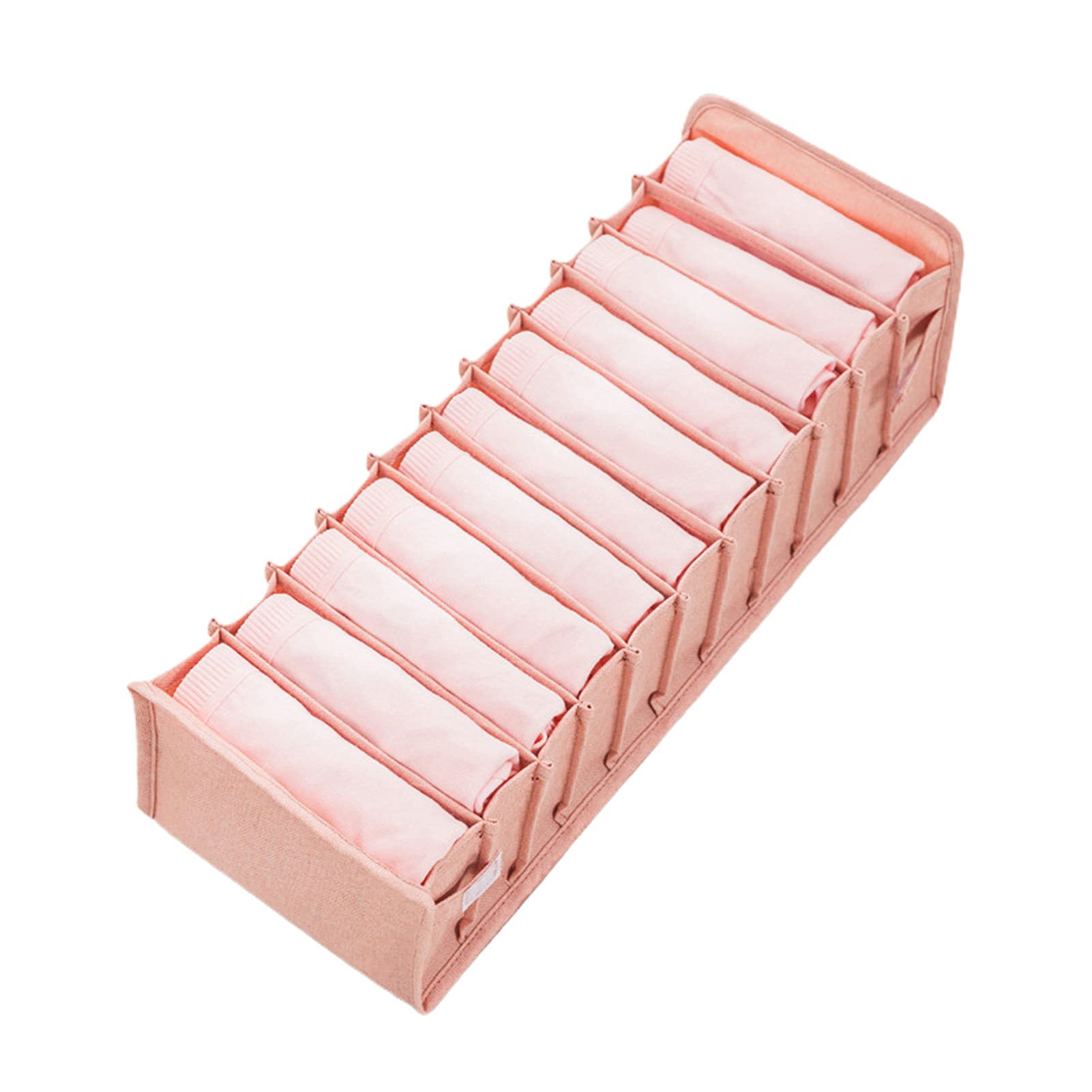Portable Underwear Organizer Drawer - Foldable Bra & Panties Storage Box with Multiple Compartments | Perfect for Home Closet, Travel & Dorm Organization