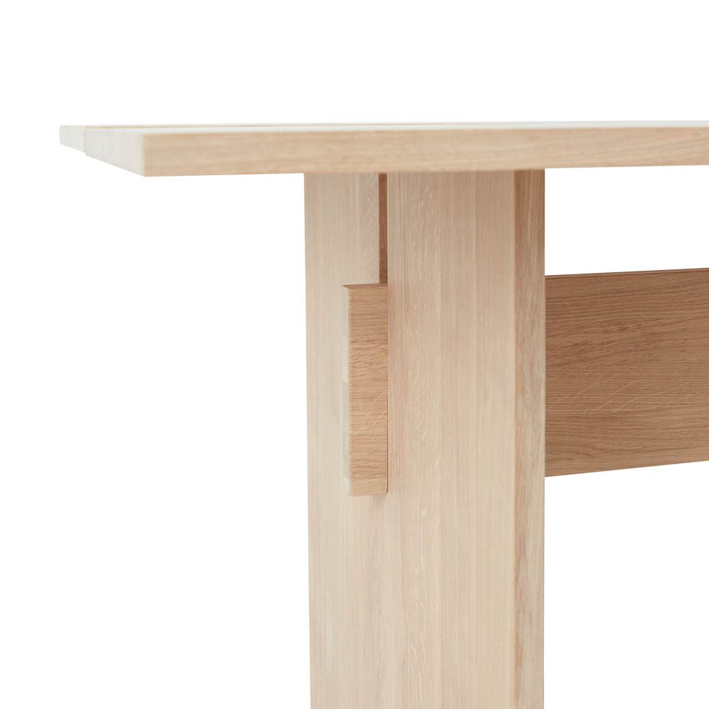 OYOY Kotai Natural Wood Dining Table - Scandinavian Modern Minimalist Design for Small Spaces | Perfect for Apartments, Breakfast Nooks & Cozy Dining Areas