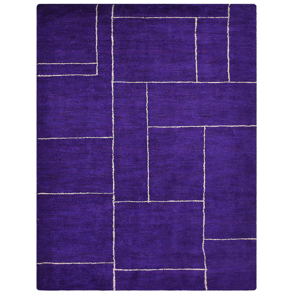 Handmade Polaris Hand Knotted Wool Rug - Premium Quality Non-Slip Living Room & Bedroom Carpet - Perfect for Home Decor, Boho Style, and Cozy Spaces