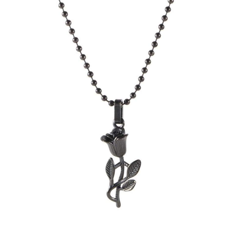 Authentic Man-Ique Handmade Rose Necklace - Elegant 18K Gold Plated Rose Pendant Necklace for Women - Perfect Gift for Valentine's Day, Anniversary, Birthday & Special Occasions | Comes with Luxury Gift Box - Ideal for Date Night, Wedding, Party & Everyday Wear