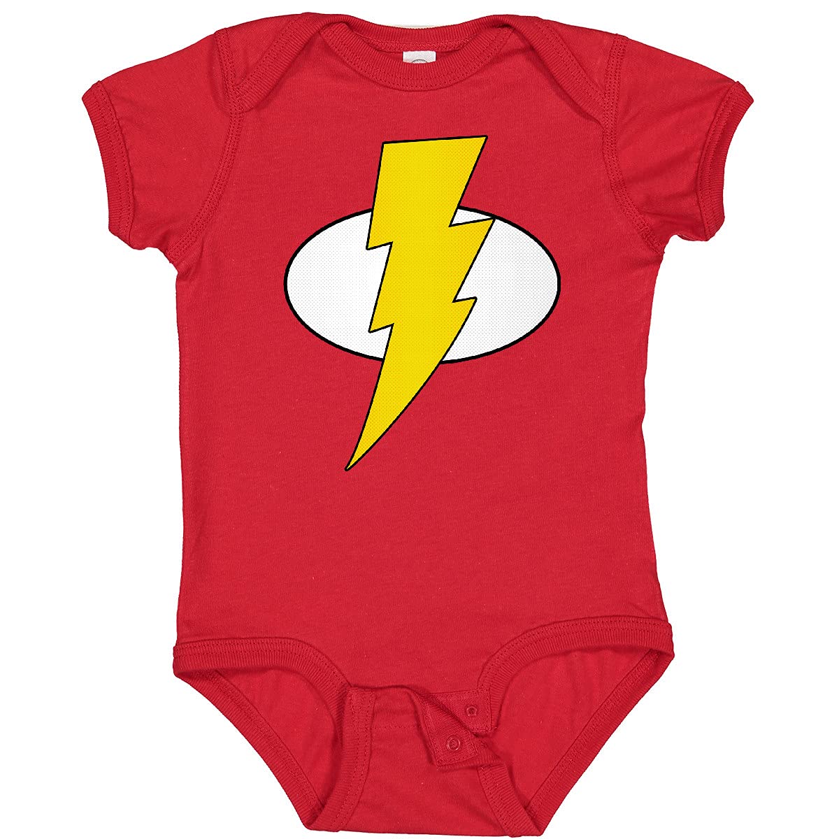 Inktastic Superhero Baby Lightning Bolt Bodysuit - Cute & Soft Infant Onesie for Boys & Girls - Perfect for Superhero-Themed Parties, Photo Shoots & Everyday Wear