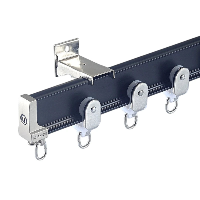 Flexible Curved Curtain Track - Bendable & Adjustable for Bay Windows - Perfect for Living Rooms, Bedrooms & Drapes Installation