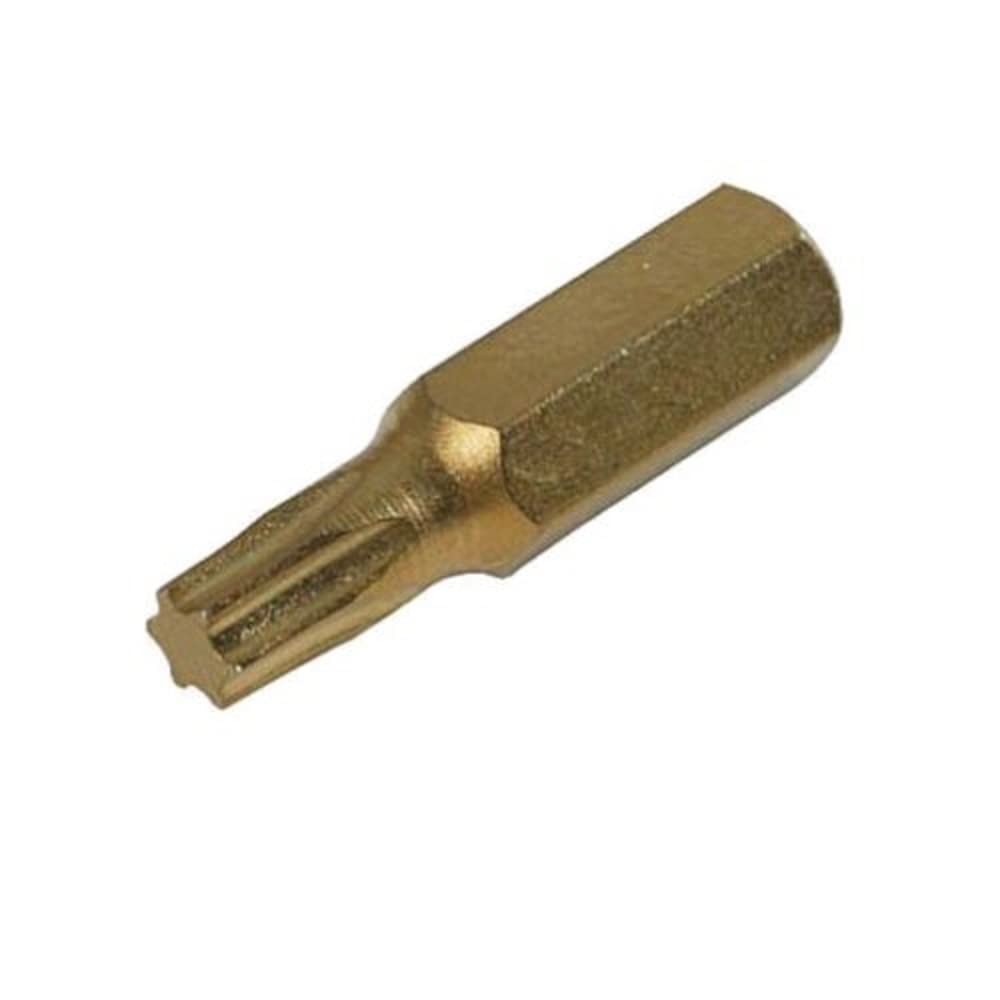 Silverline 399004 Torx Gold Screwdriver Bits T6 - Pack of 10 | Premium Screwdriver Bits for Electronics, Furniture & DIY Projects | Durable Gold Coated Bits for Precision Work