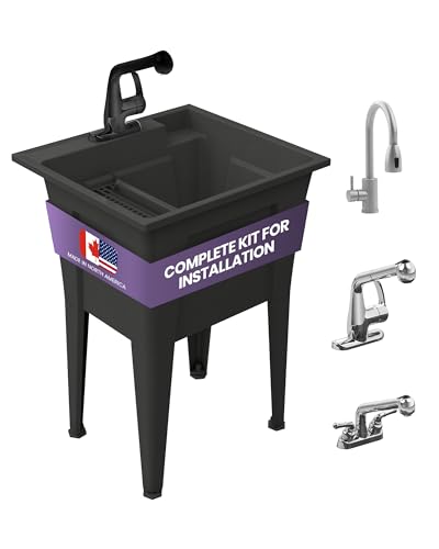 Black - 1 Handle Black Faucet