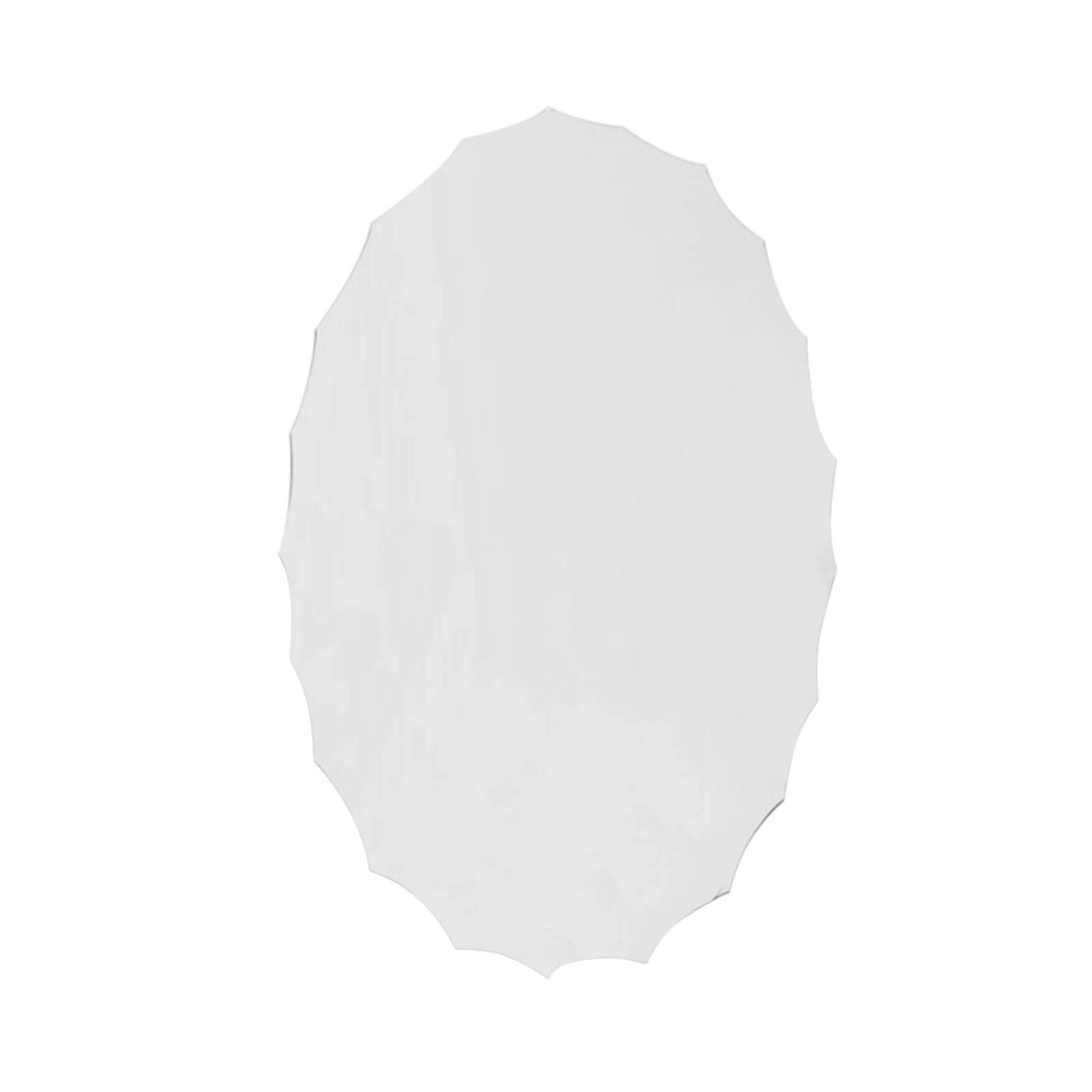 Modern Oval Acrylic Mirror Wall Stickers for Bathroom Decor - Silver Self-Adhesive Wall Art Set - Perfect for Home, Office & Spa Decoration