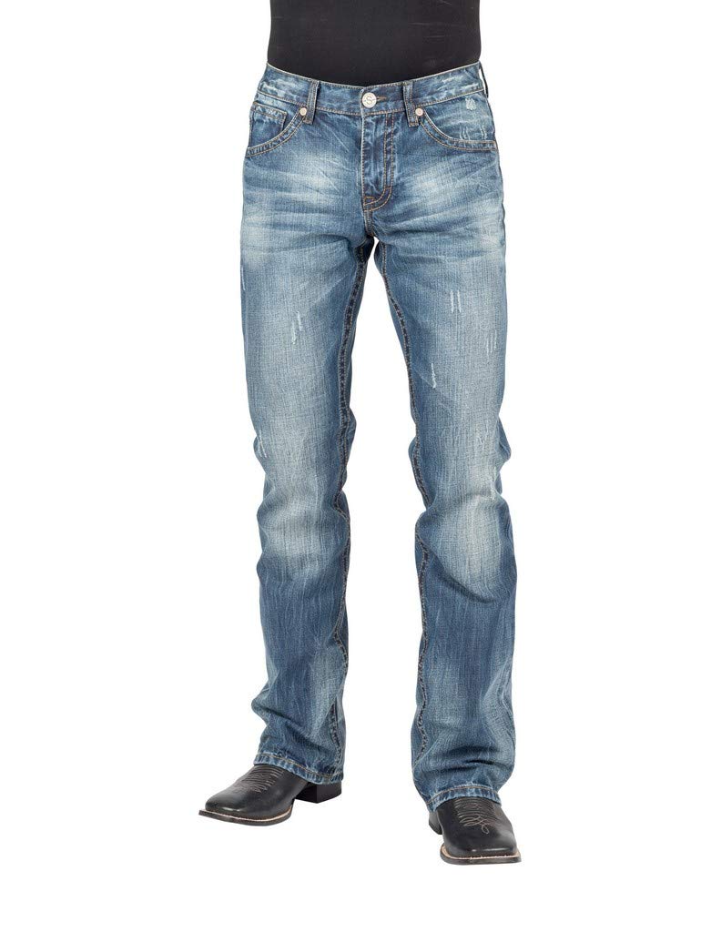 Stetson Men's Bootcut Jeans - Classic Denim Pants for Casual & Western Wear | Perfect for Everyday Outfits, Rodeo & Country Style