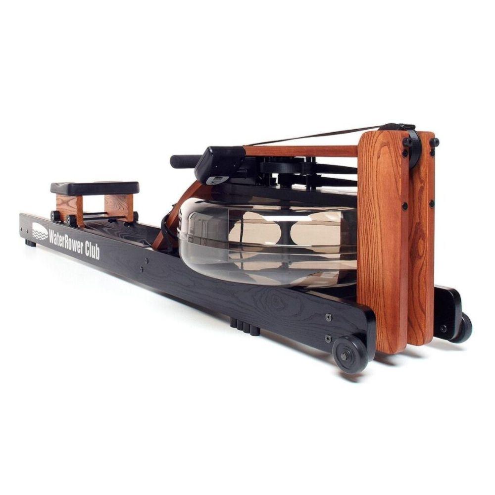 WaterRower Club S4 Rowing Machine - Premium Wooden Rower for Home Fitness & Full-Body Workout - Perfect for Small Spaces, Cardio Training & Low-Impact Exercise