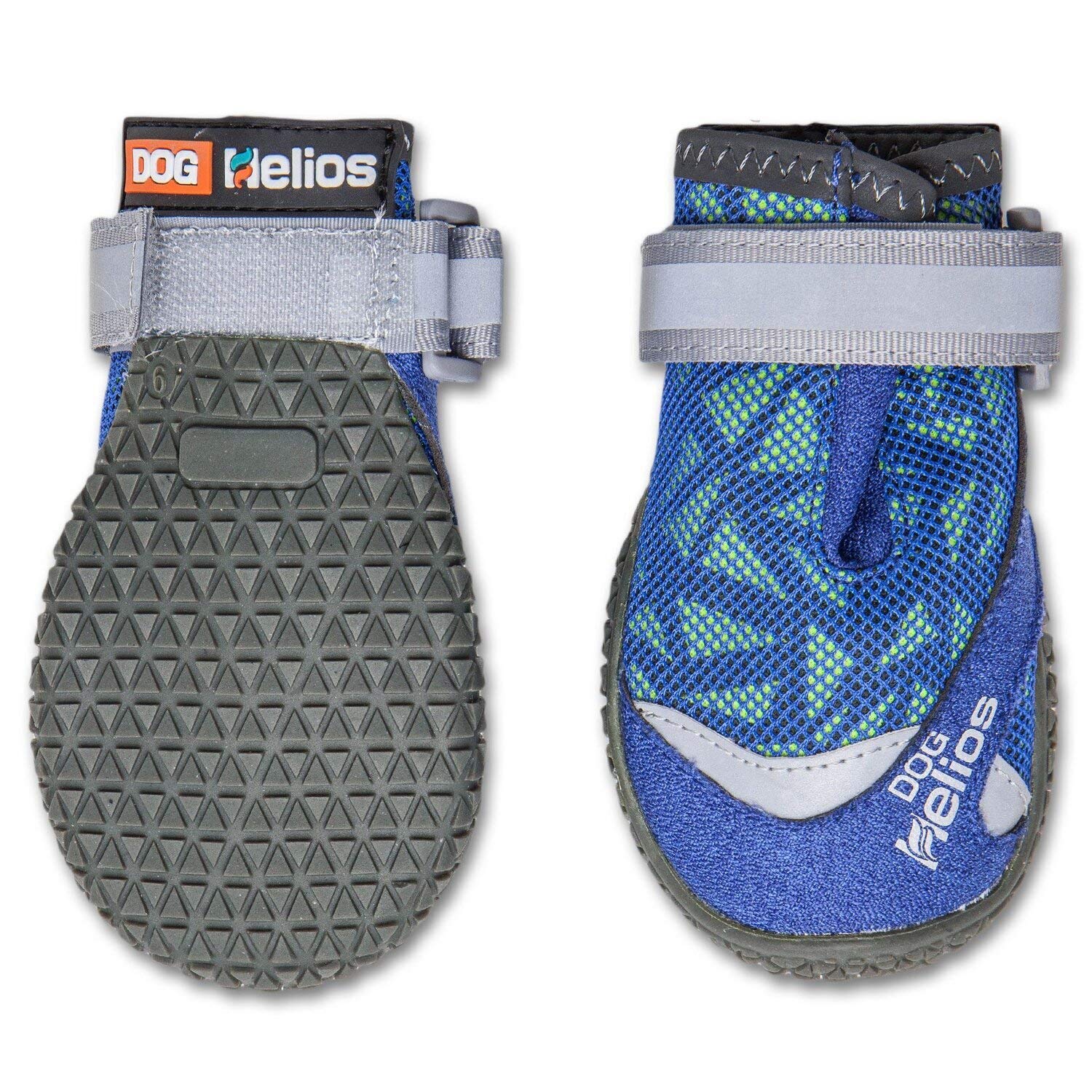 Premium Grip Performance Dog Shoes for Small Dogs - Helios 'Surface' Non-Slip Dog Boots, X-Small, Blue - Ideal for Hiking, Running & Winter Paw Protection