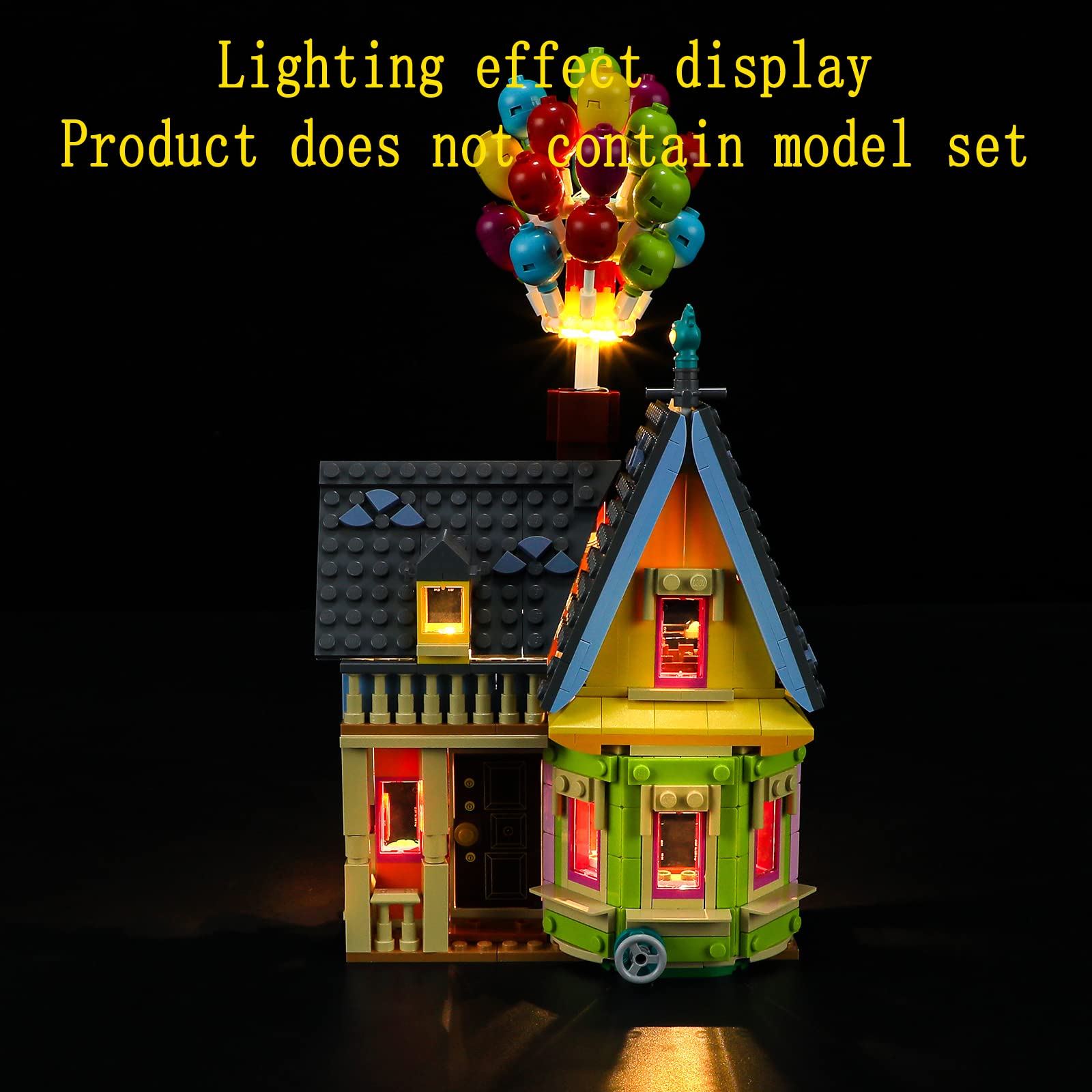 GEAMENT LED Light Kit for Disney Lego Up House 43217 - Compatible with Building Blocks (Model Not Included) - Perfect for Home Decoration, Gift Giving, and Lego Display Enhancement