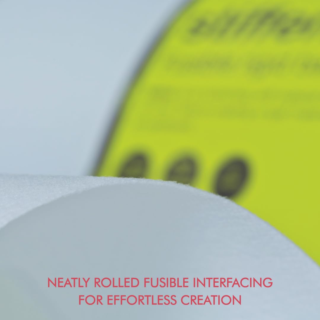 Fairfield Stiffen Fusible Interfacing - One-Sided Sewing Interfacing for Bags, Purses & Home Decor - 20