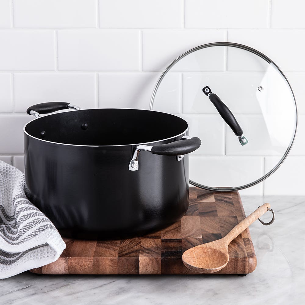 STARFRIT 8 Quart Stainless Steel Stockpot with Lid - Heavy Duty Cooking Pot for Soups, Stews & Pasta - Perfect for Home Kitchen & Restaurant Use