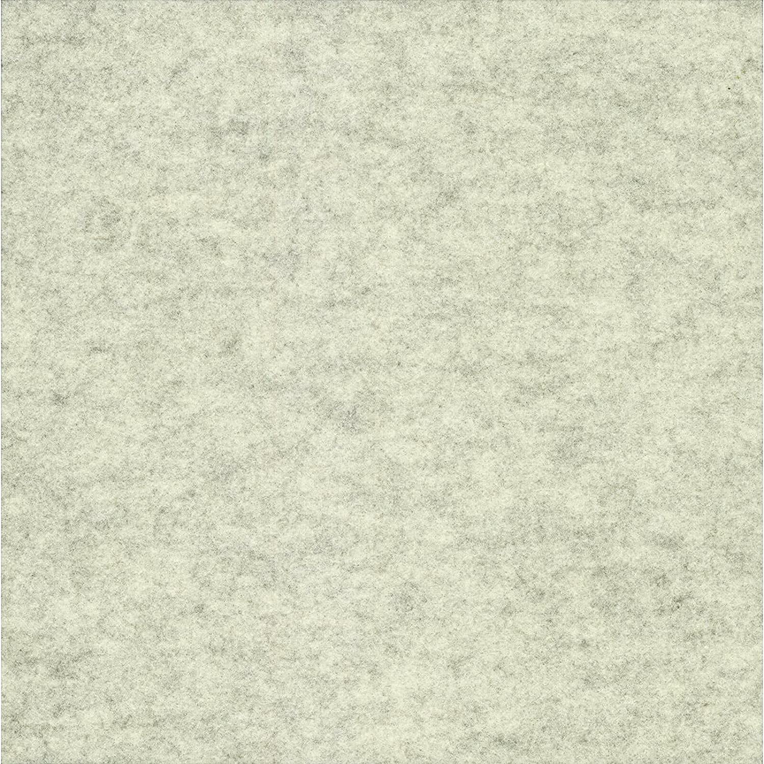 York Wallcoverings QWS1001 QuietWall Ivory Squares - Soundproof Peel and Stick Wall Tiles for Home & Office Noise Reduction - Perfect for Bedrooms, Home Theaters, and Conference Rooms