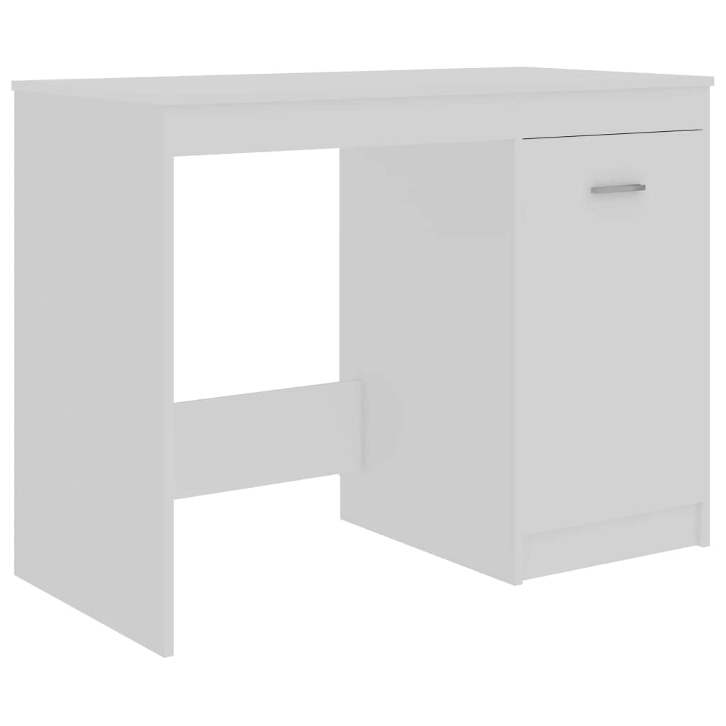 Modern Home Office Computer Desk with Storage Shelf & Spacious Work Surface - 39.4