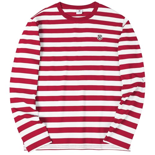 Red White-long Sleeve
