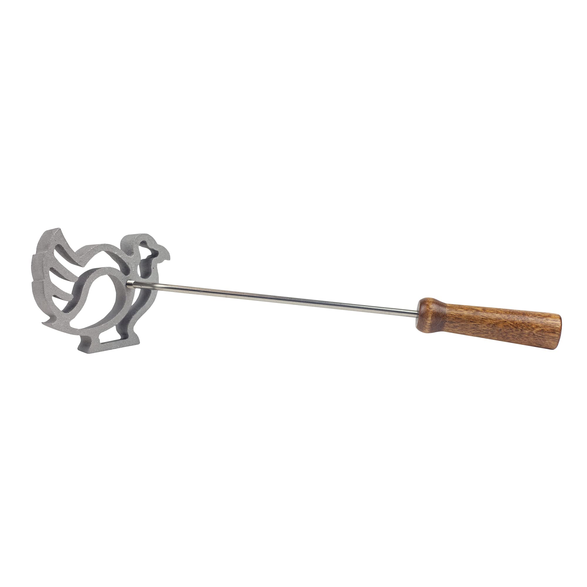 O'CREME Turkey Rosette Iron - Stainless Steel Cookie Press for Baking, Pastry Decorating | Perfect for Thanksgiving, Christmas Desserts & Holiday Treats