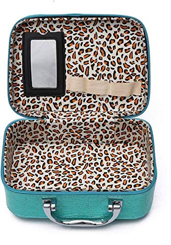 SEAHAVEN Cosmetic & Jewelry Box with Mirror - Travel & Vanity Organizer