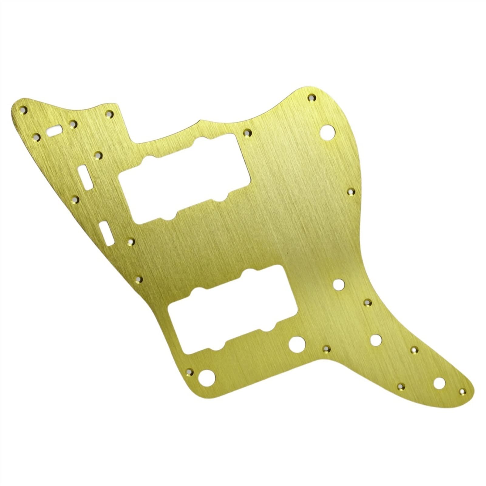 TIANMINJIEDM Gold Anodized Aluminum Guitar Pickguard - Scratch Plate with Screws for Electric/Acoustic Guitar Replacement Parts (Color A) | Perfect for DIY Guitar Repair & Customization Projects