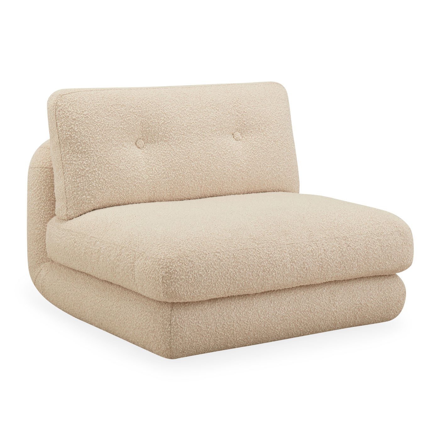 Pompidou 40 Modular Armless Sectional Sofa - Modern Living Room Furniture for Small Spaces & Apartments