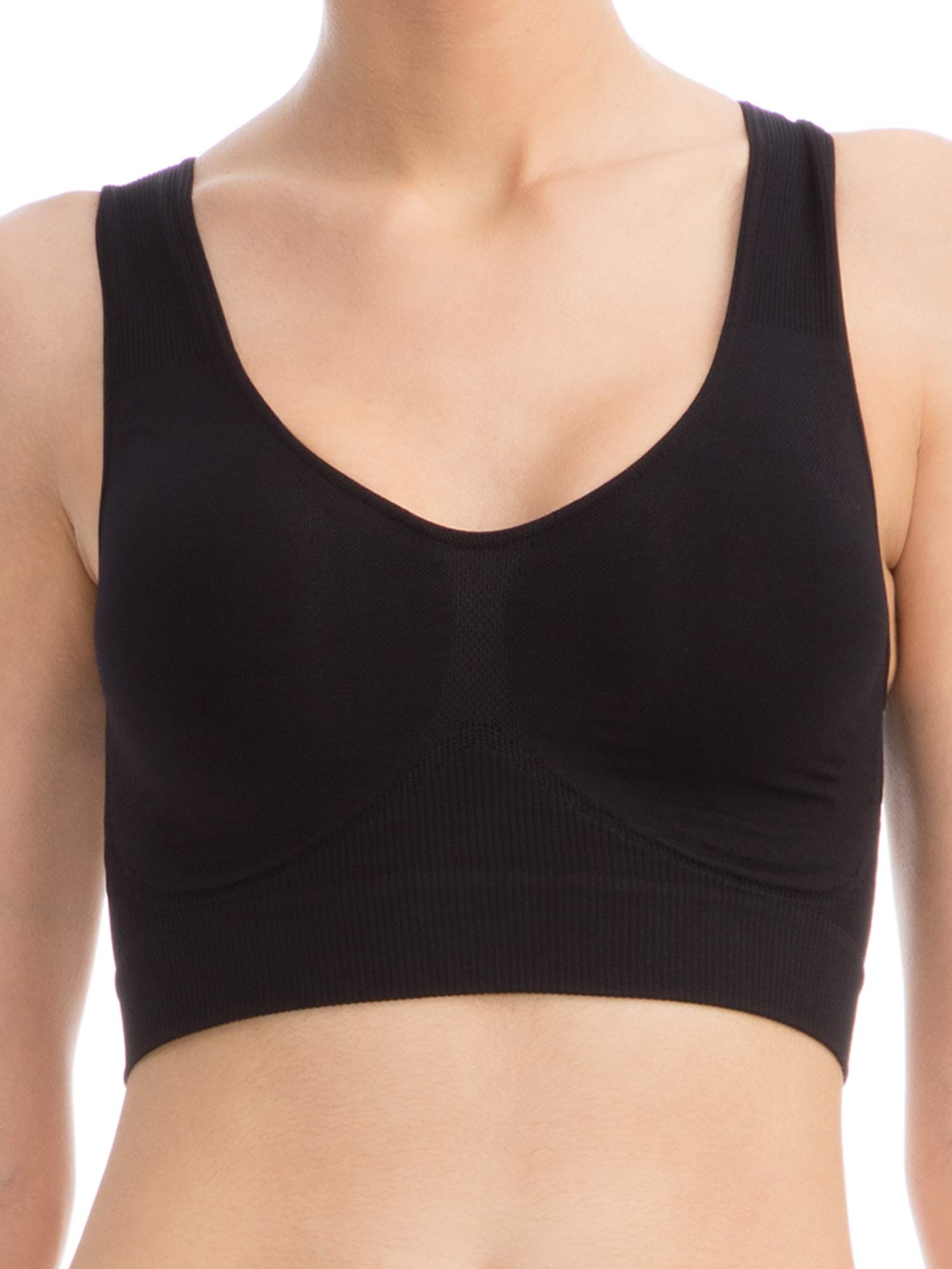Farmacell Women's Push Up Bras - Made in Italy Seamless Bodyshaper Top with Wide Band for Maximum Breast Support - Perfect for Everyday Wear, Workout & Special Occasions