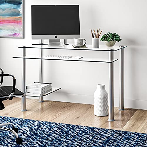 Doynton Keyboard Tray Desk - Ergonomic Under Desk Solution for Office & Gaming
