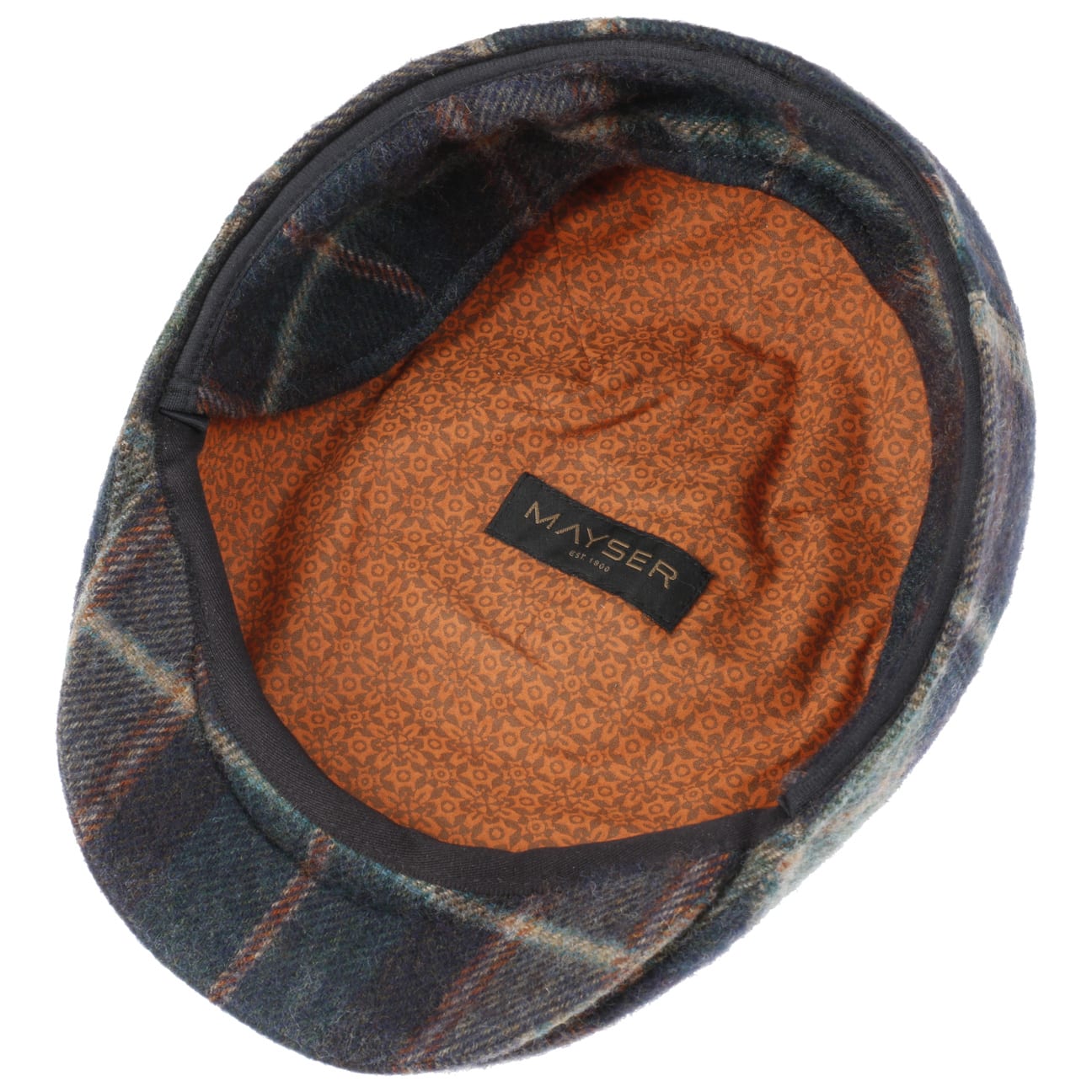 Stylish Mayser Sidney Plus British Lambswool Flat Cap for Men - Classic Winter Hat for Outdoor Activities, Travel & Casual Wear