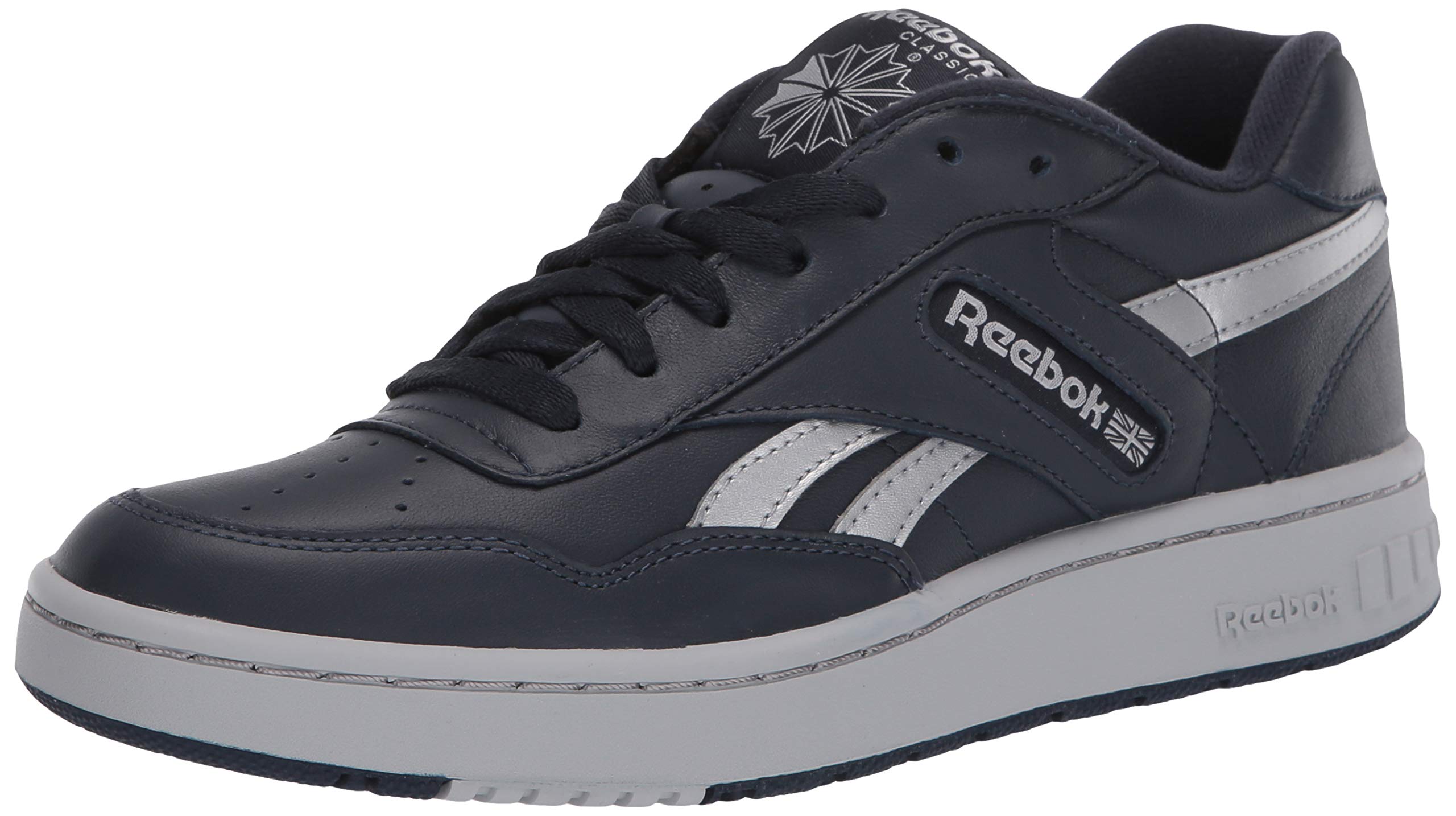 Reebok BB 4000 Unisex Sneakers for Men & Women - Night Navy/Matte Silver Athletic Shoes Size 12 M US - Running, Gym & Casual Wear