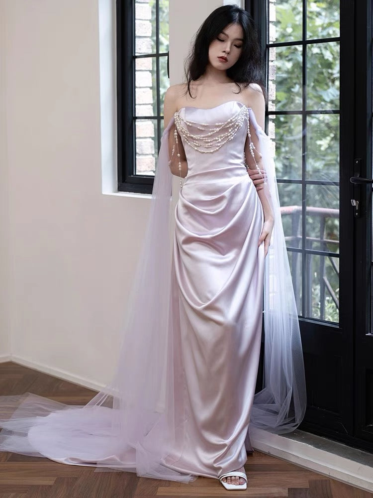 Elegant Off-The-Shoulder Sheath Long Prom Dress for Formal Party & Special Occasions - Style J3351 | Perfect for Homecoming, Wedding Guest & Evening Gala
