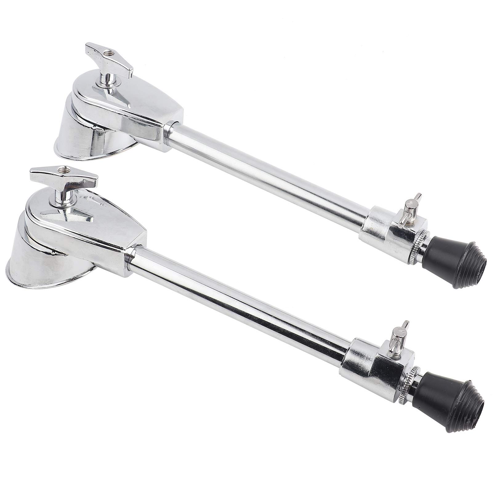 Heavy Duty Bass Drum Spurs & Stands - Iron Plated Metal Bass Drum Legs for Professional Drum Kits | Perfect for Live Performances & Studio Recordings