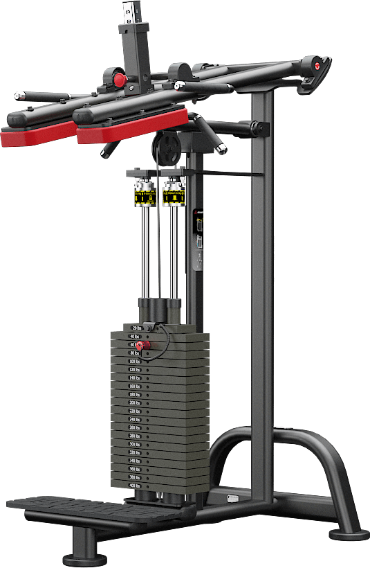 ATLANTIS Standing Calf Raise Machine for Home Gym - Professional Calf Exercise Equipment for Strength Training & Muscle Building - Perfect for Home Workouts & Commercial Gyms
