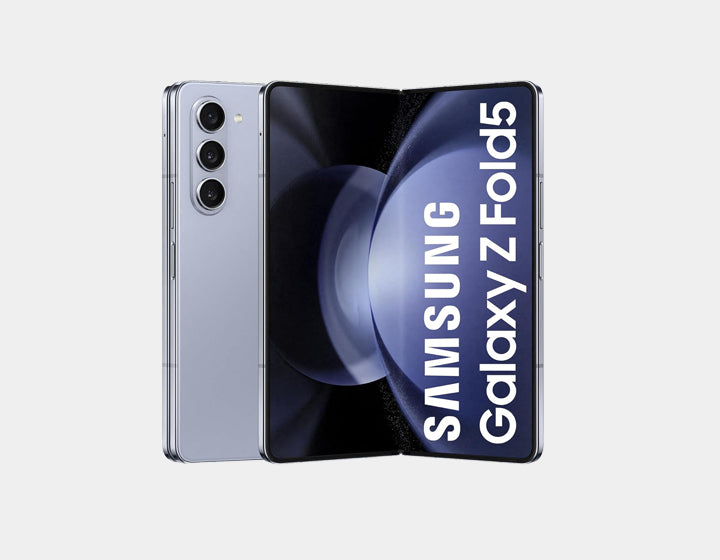 SAMSUNG Galaxy Z Fold 5 F946B 5G Smartphone - 512GB ROM 12GB RAM, Dual SIM GSM Unlocked (Blue) | Foldable Phone for Work, Gaming & Streaming | US Version