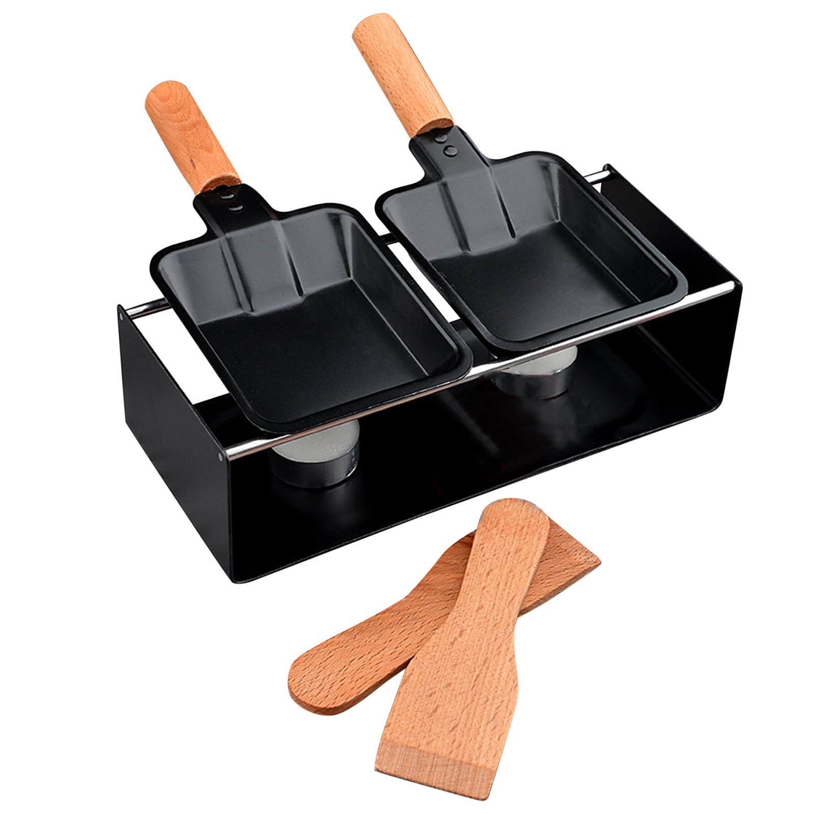 Premium Cheese Roasting Picnic Slow Candle Bread Ham Set - Black Kitchen & Dining Essentials for BBQ, Camping & Home Entertaining